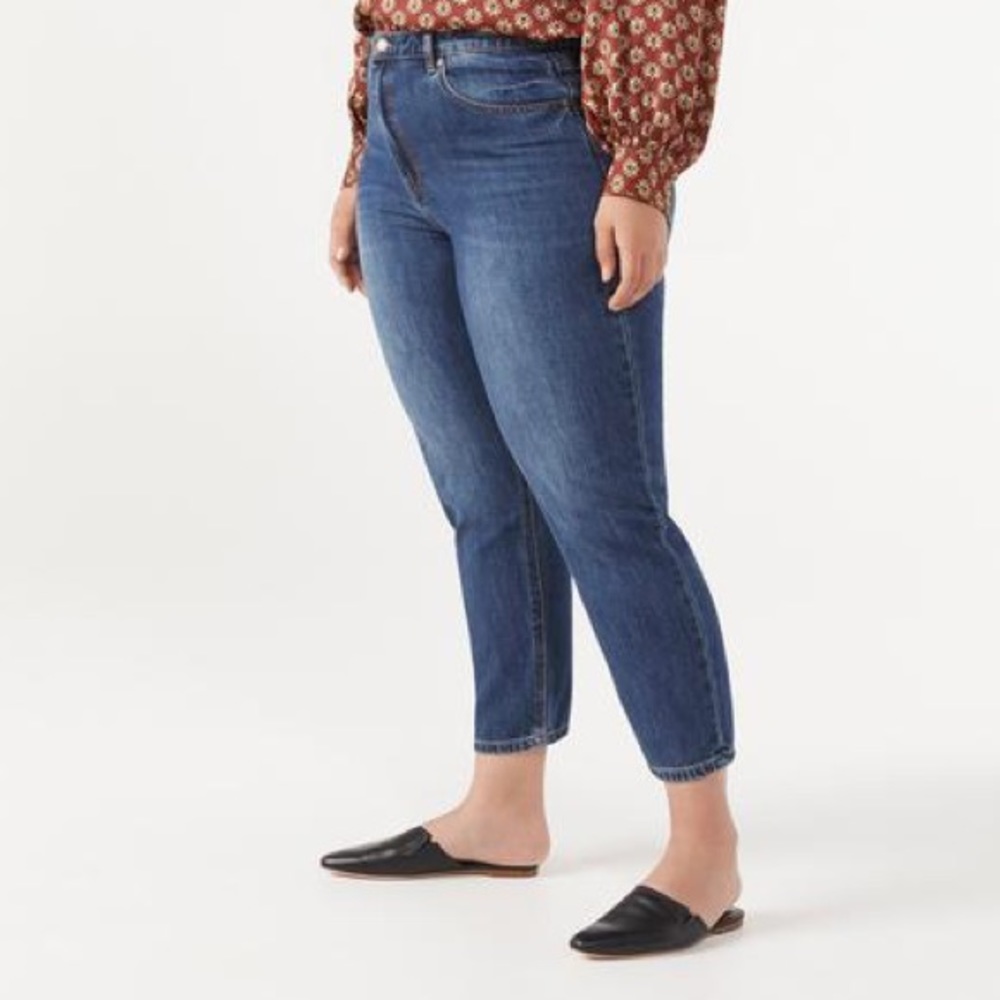 COMMONRY The Cropped Girlfriend Jean DARK VINTAGE US Size 18